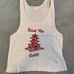 Urban Outfitters Graphic Cropped Tank